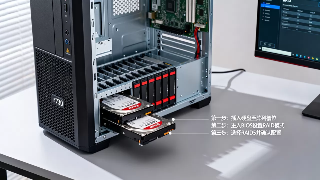 r730服务器怎么做raid5?,raid5阵列配置步骤 r730服务器怎么做raid5?,raid5阵列配置步骤