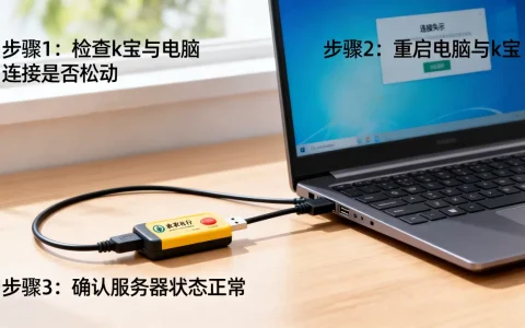 农行k宝连接电脑服务器失败怎么办，正确解决步骤是什么？