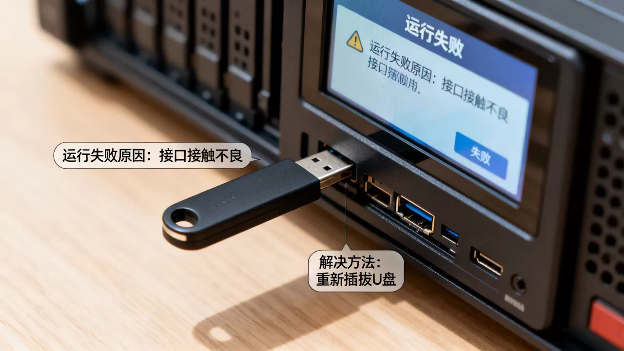 U盘服务器运行失败到底是什么原因,怎么解决 U盘服务器运行失败到底是什么原因,怎么解决