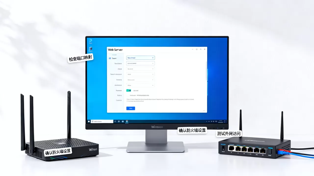 win10的web服务器怎么映射到外网,外网无法访问怎么办 win10的web服务器怎么映射到外网,外网无法访问怎么办