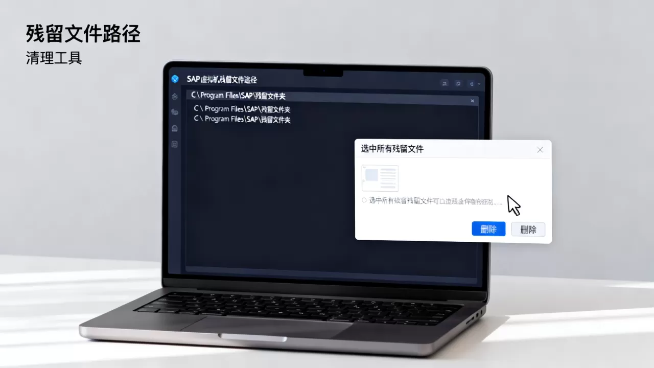SAP虚拟机卸载残留文件怎么彻底清理,卸载残留文件如何删除 SAP虚拟机卸载残留文件怎么彻底清理,卸载残留文件如何删除