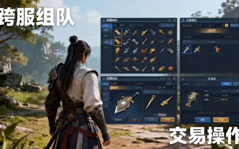 逆水寒跨服功能怎么用，跨服组队和交易怎么玩