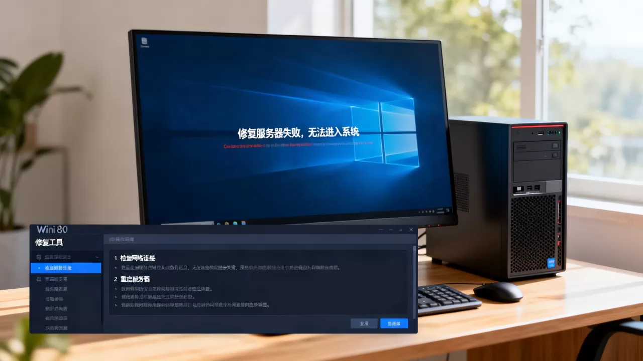 win10修复服务器失败进不了系统怎么办,是什么原因导致的? win10修复服务器失败进不了系统怎么办,是什么原因导致的?
