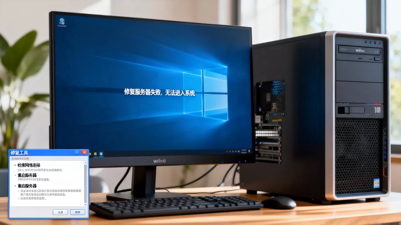 win10修复服务器失败进不了系统怎么办,是什么原因导致的? win10修复服务器失败进不了系统怎么办,是什么原因导致的?