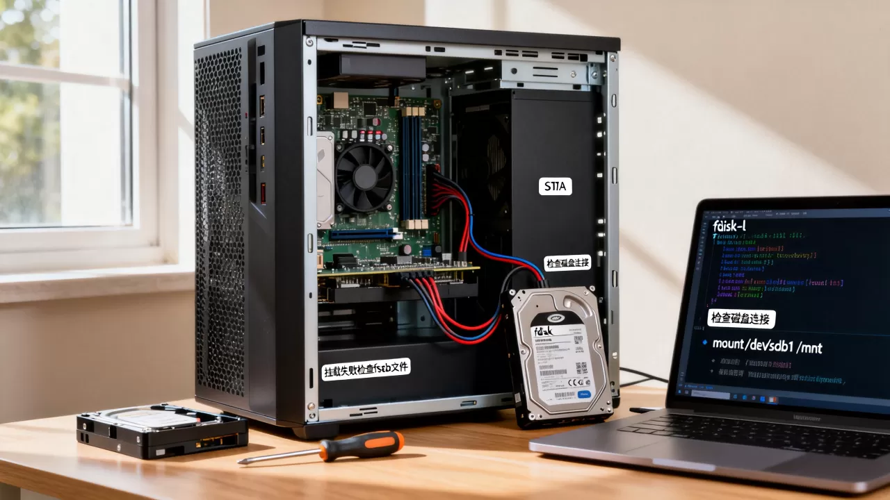 Linux下如何挂载磁盘?,挂载失败怎么办 Linux下如何挂载磁盘?,挂载失败怎么办