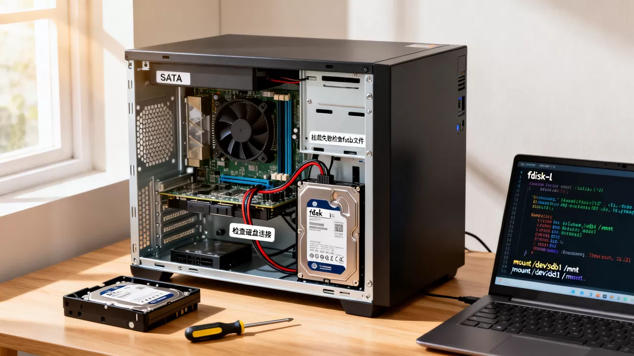 Linux下如何挂载磁盘?,挂载失败怎么办 Linux下如何挂载磁盘?,挂载失败怎么办