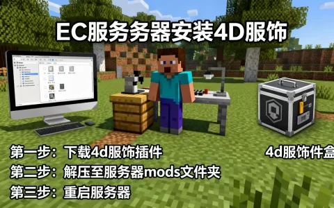 我的世界ec服务器如何安装4d服饰？，具体步骤有哪些？