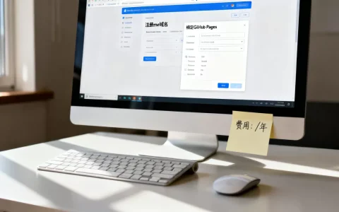 新手如何注册me域名绑定GitHub Pages，要多少钱？