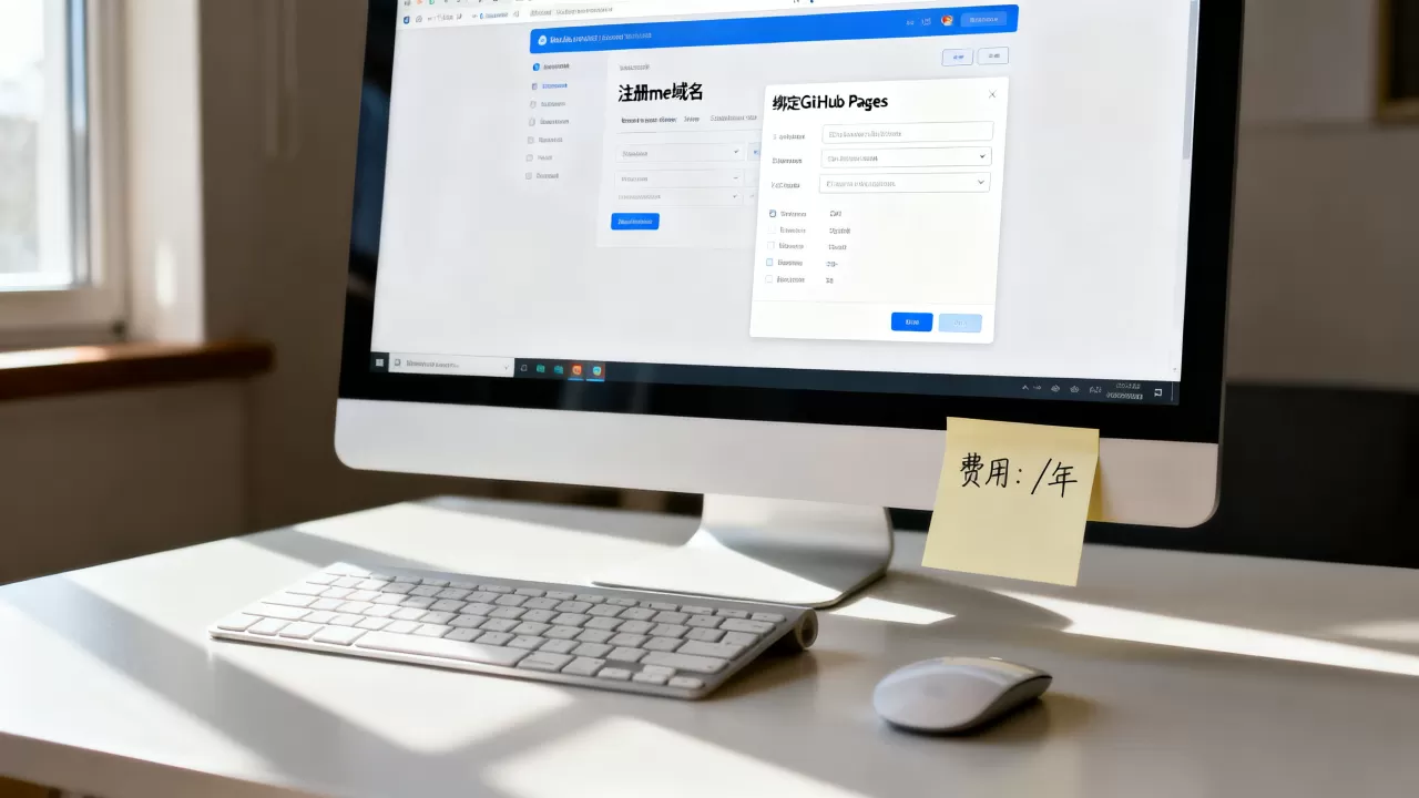 新手如何注册me域名绑定GitHub Pages,要多少钱? 新手如何注册me域名绑定GitHub Pages,要多少钱?