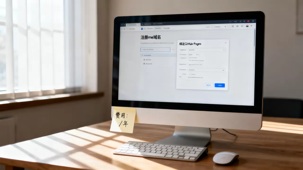 新手如何注册me域名绑定GitHub Pages,要多少钱? 新手如何注册me域名绑定GitHub Pages,要多少钱?