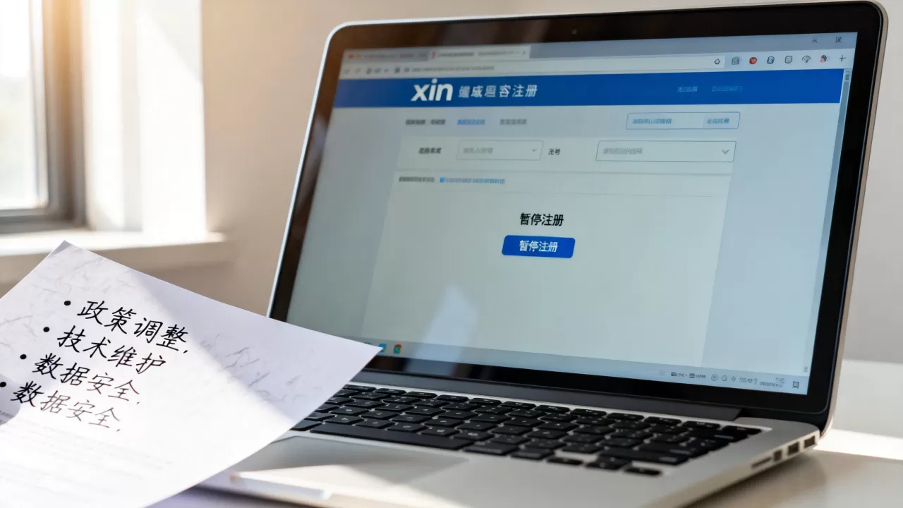 最新xin域名为何突然暂停注册,xin域名暂停注册原因是什么 最新xin域名为何突然暂停注册,xin域名暂停注册原因是什么