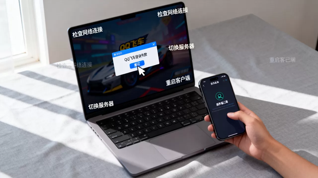 QQ飞车以前玩的服务器满了咋办,登录失败怎么解决 QQ飞车以前玩的服务器满了咋办,登录失败怎么解决