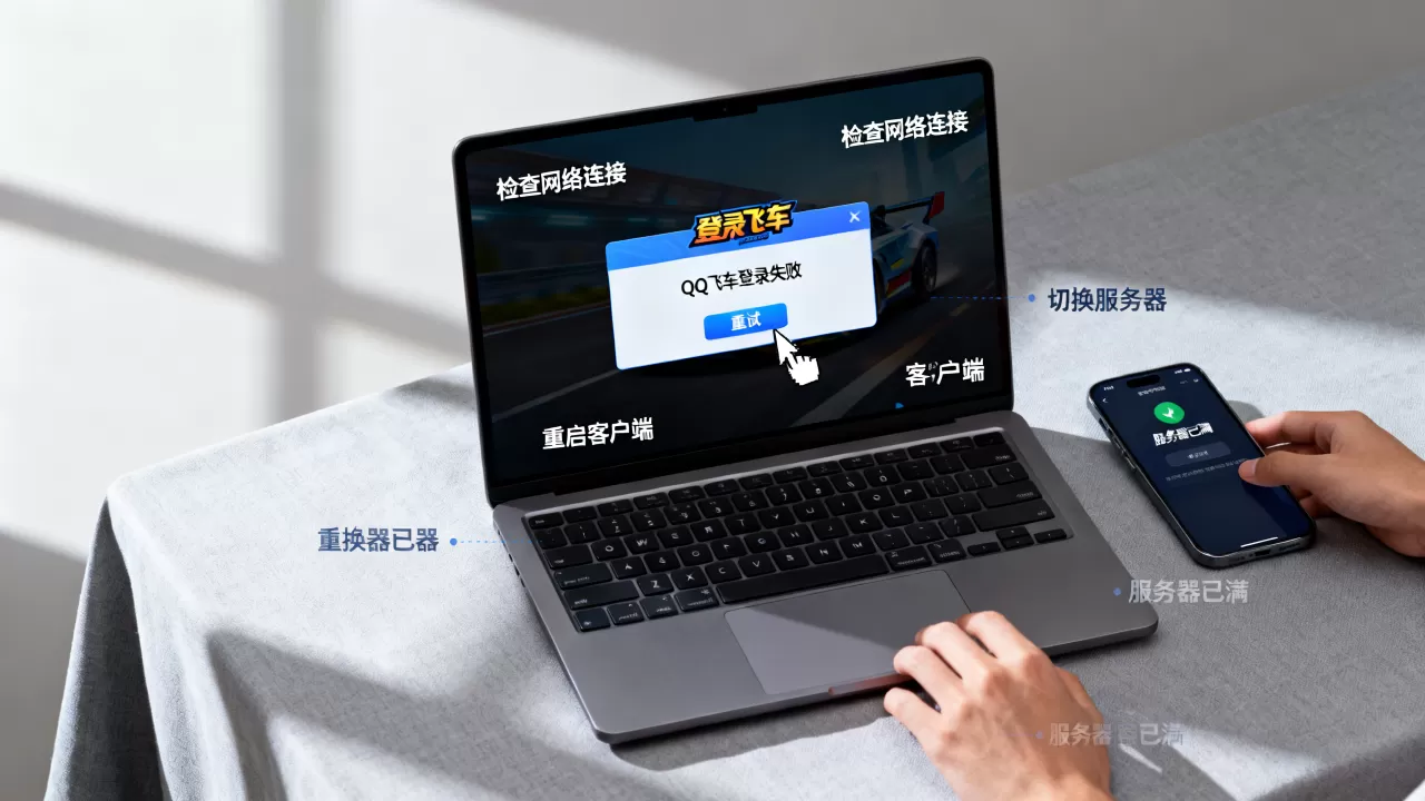 QQ飞车以前玩的服务器满了咋办,登录失败怎么解决 QQ飞车以前玩的服务器满了咋办,登录失败怎么解决