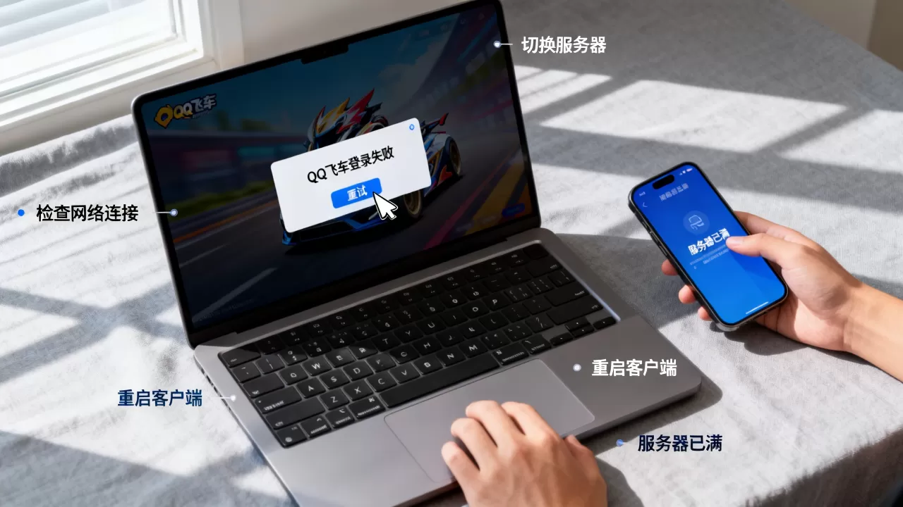 QQ飞车以前玩的服务器满了咋办,登录失败怎么解决 QQ飞车以前玩的服务器满了咋办,登录失败怎么解决