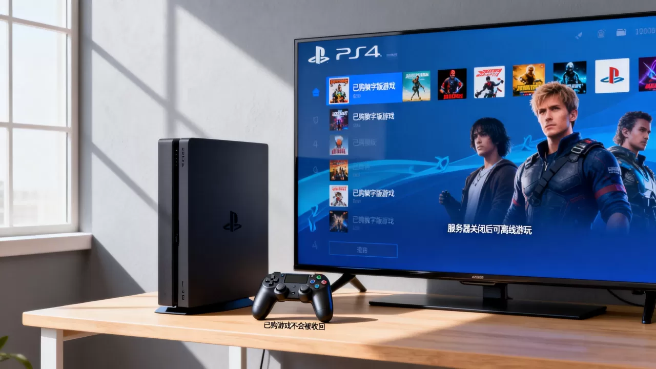 PS4服务器关闭后数字版还能玩吗,已购游戏会被收回吗 PS4服务器关闭后数字版还能玩吗,已购游戏会被收回吗