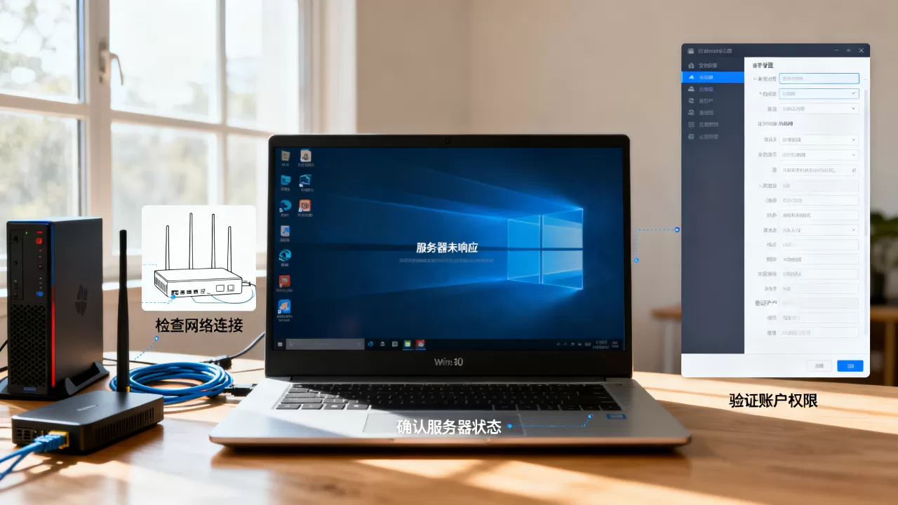 win10登录服务器未响应怎么解决,常见原因有哪些 win10登录服务器未响应怎么解决,常见原因有哪些