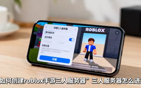 如何创建roblox手游三人服务器，三人服务器怎么进？