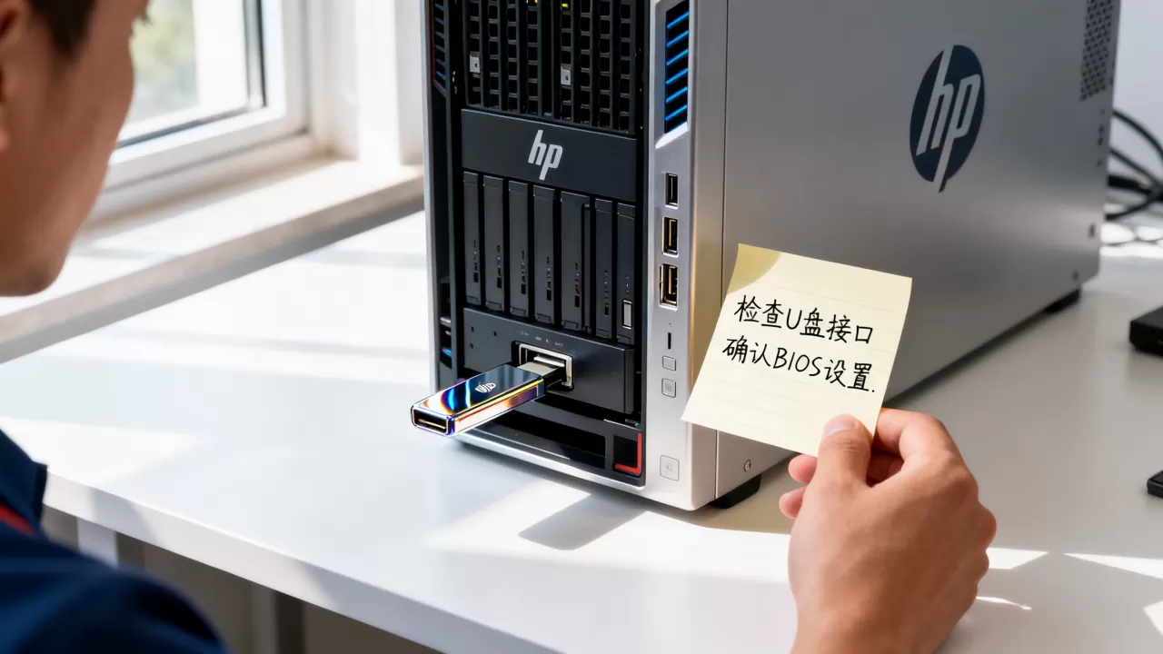 惠普服务器不识别U盘无法启动怎么办,是什么原因造成的? 惠普服务器不识别U盘无法启动怎么办,是什么原因造成的?