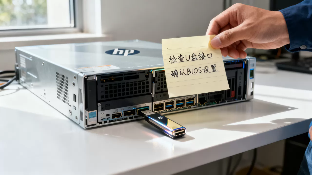 惠普服务器不识别U盘无法启动怎么办,是什么原因造成的? 惠普服务器不识别U盘无法启动怎么办,是什么原因造成的?