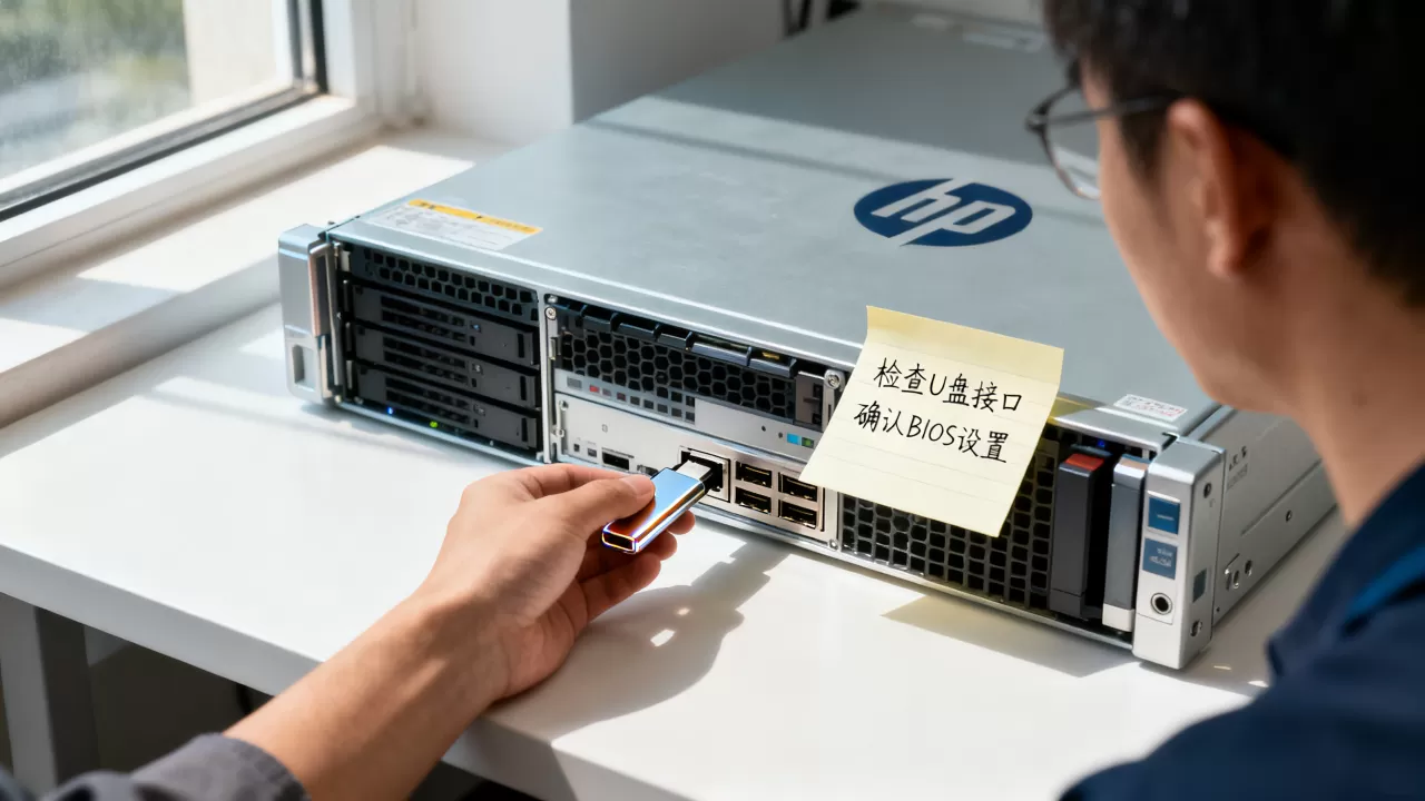 惠普服务器不识别U盘无法启动怎么办,是什么原因造成的? 惠普服务器不识别U盘无法启动怎么办,是什么原因造成的?