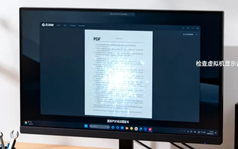为什么虚拟机中的PDF闪烁不停，怎么办？
