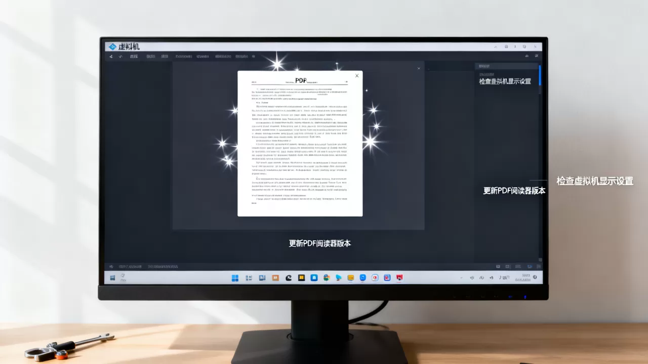 为什么虚拟机中的PDF闪烁不停,怎么办? 为什么虚拟机中的PDF闪烁不停,怎么办?