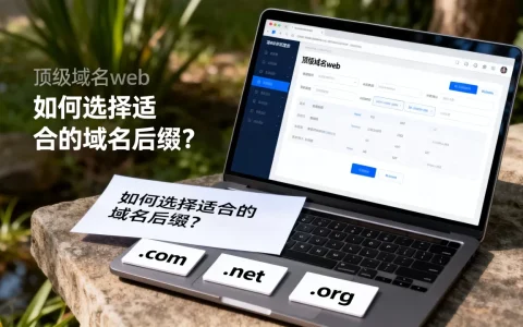 什么是顶级域名web，如何选择适合的域名后缀？