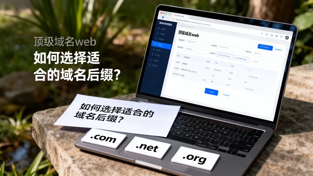 什么是顶级域名web,如何选择适合的域名后缀? 什么是顶级域名web,如何选择适合的域名后缀?