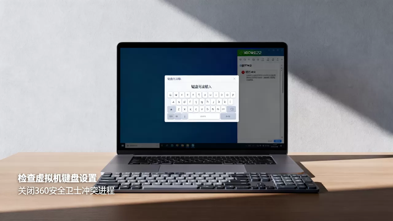 虚拟机键盘无法输入怎么办,360安全卫士冲突如何解决? 虚拟机键盘无法输入怎么办,360安全卫士冲突如何解决?
