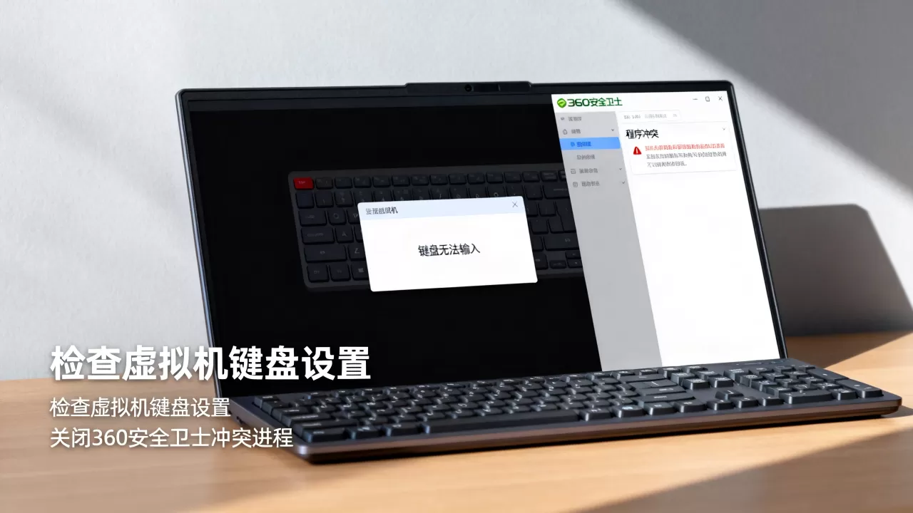 虚拟机键盘无法输入怎么办,360安全卫士冲突如何解决? 虚拟机键盘无法输入怎么办,360安全卫士冲突如何解决?