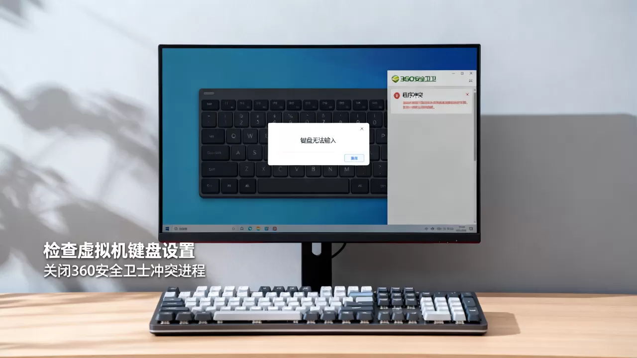 虚拟机键盘无法输入怎么办,360安全卫士冲突如何解决? 虚拟机键盘无法输入怎么办,360安全卫士冲突如何解决?