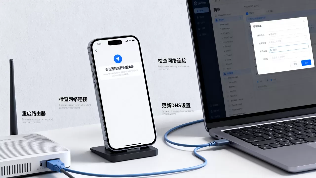 为什么无法连接到iPhone更新服务器,怎么办? 为什么无法连接到iPhone更新服务器,怎么办?