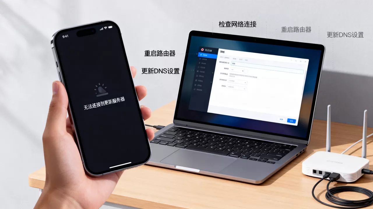 为什么无法连接到iPhone更新服务器,怎么办? 为什么无法连接到iPhone更新服务器,怎么办?