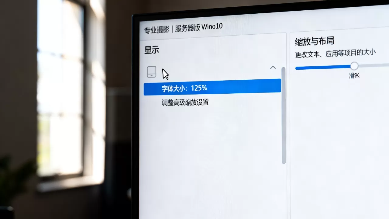 服务器版win10字体如何调整,系统字体大小怎么设置? 服务器版win10字体如何调整,系统字体大小怎么设置?