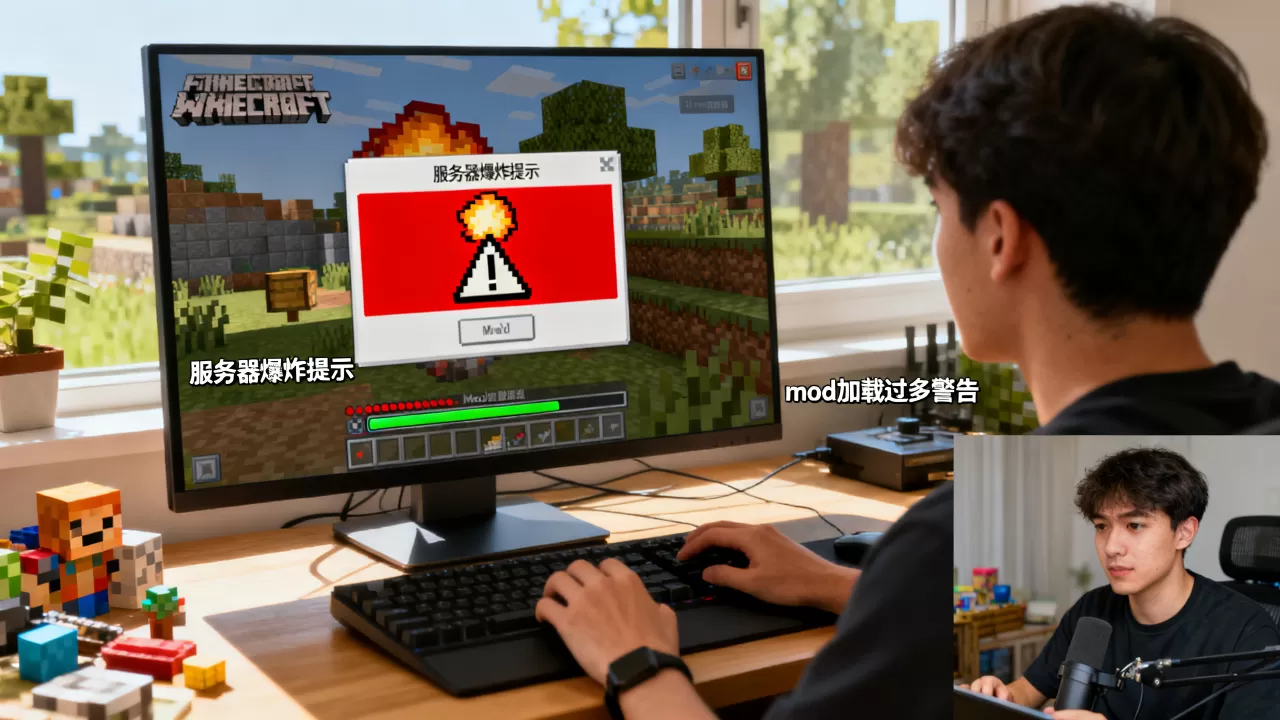 我的世界服务器爆炸了怎么办,mod加载过多怎么解决? 我的世界服务器爆炸了怎么办,mod加载过多怎么解决?