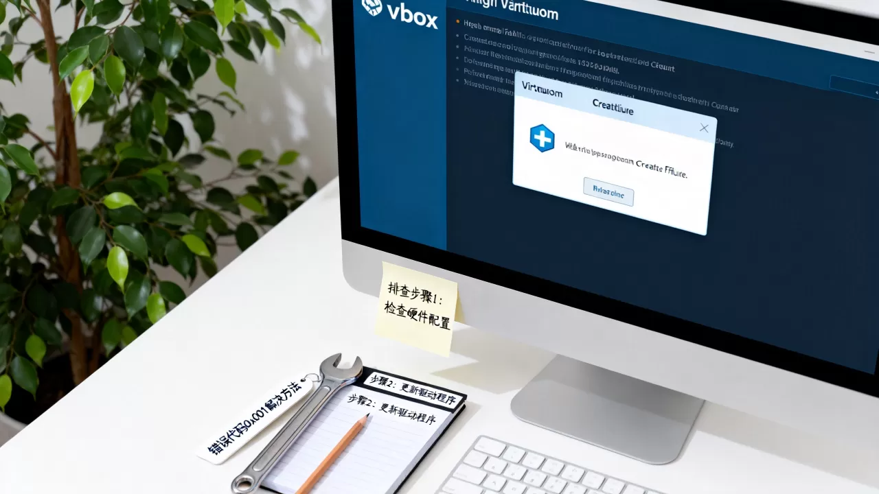 vbox虚拟机创建失败如何排查?错误代码解决方法有哪些? vbox虚拟机创建失败如何排查?错误代码解决方法有哪些?