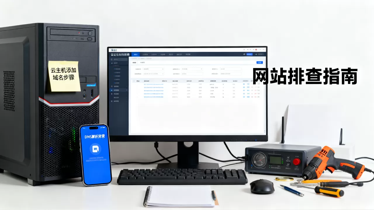 云主机添加域名怎么做?,网站打不开如何排查 云主机添加域名怎么做?,网站打不开如何排查