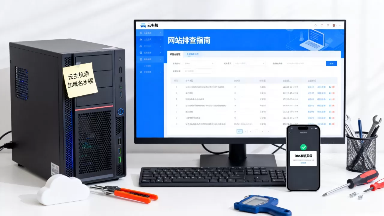 云主机添加域名怎么做?,网站打不开如何排查 云主机添加域名怎么做?,网站打不开如何排查