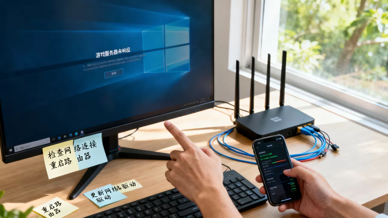 win10游戏服务器未响应怎么解决,为什么总是连接超时? win10游戏服务器未响应怎么解决,为什么总是连接超时?