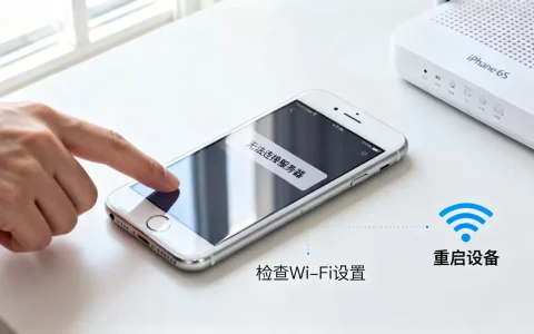 苹果6s为何频繁连接不上服务器，网络故障怎么修复？