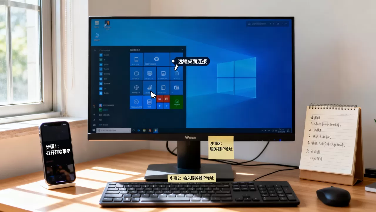 win10系统怎么远程桌面连接服务器?,具体步骤是什么? win10系统怎么远程桌面连接服务器?,具体步骤是什么?