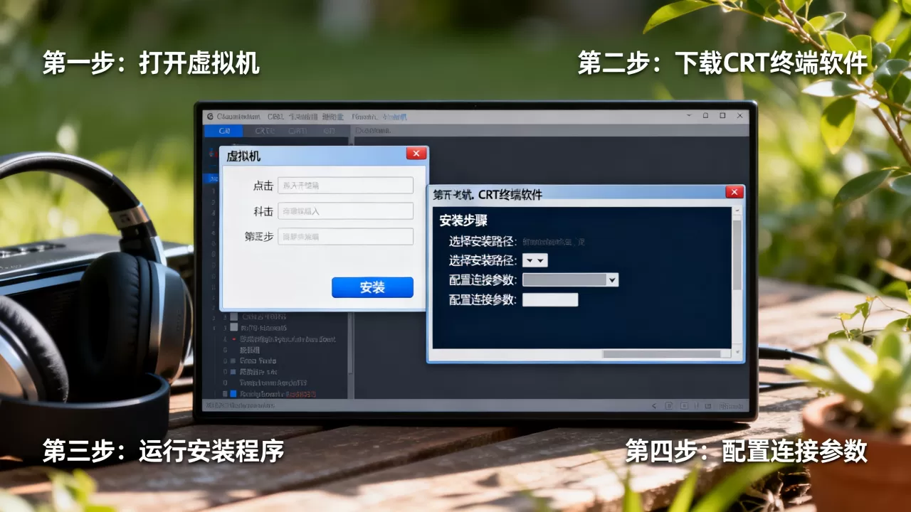 虚拟机中如何正确安装配置CRT终端?,具体步骤是什么 虚拟机中如何正确安装配置CRT终端?,具体步骤是什么