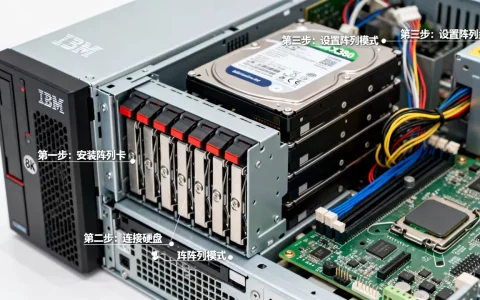 ibm x3850服务器磁盘阵列如何配置，需要什么步骤？