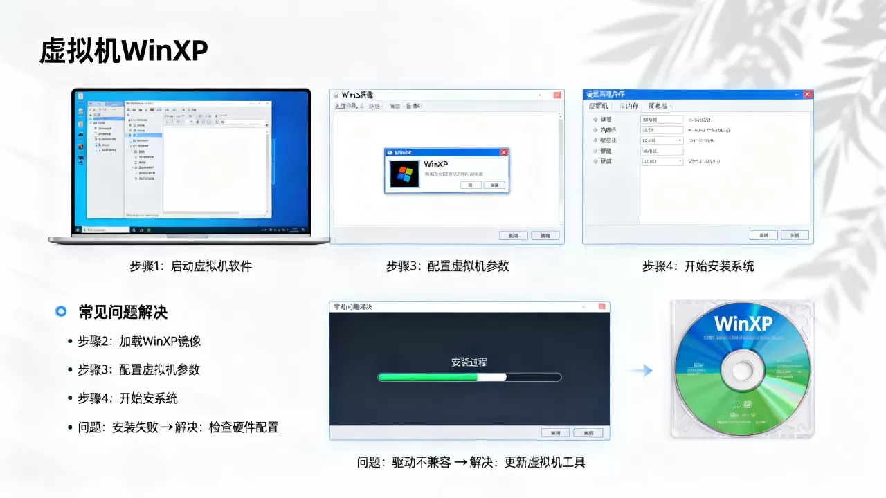 虚拟机中装WinXP步骤是什么,常见问题怎么解决? 虚拟机中装WinXP步骤是什么,常见问题怎么解决?