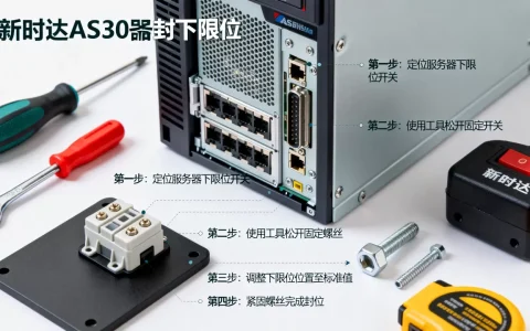 新时达as380服务器如何封下限位，具体操作步骤是什么？