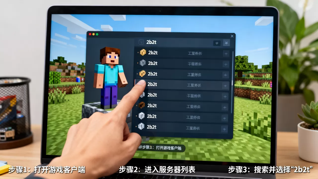 怎么在游戏内找到2b2t服务器,具体方法是什么 怎么在游戏内找到2b2t服务器,具体方法是什么