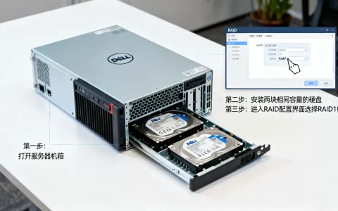 戴尔T430服务器怎么做RAID1，具体步骤是什么？