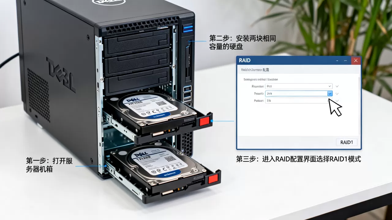 戴尔T430服务器怎么做RAID1,具体步骤是什么? 戴尔T430服务器怎么做RAID1,具体步骤是什么?