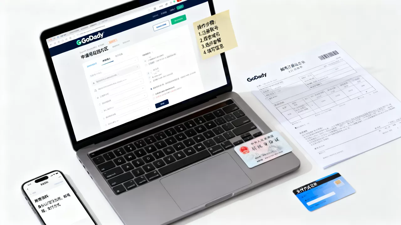 GoDaddy新手申请域名怎么操作,需要哪些资料? GoDaddy新手申请域名怎么操作,需要哪些资料?