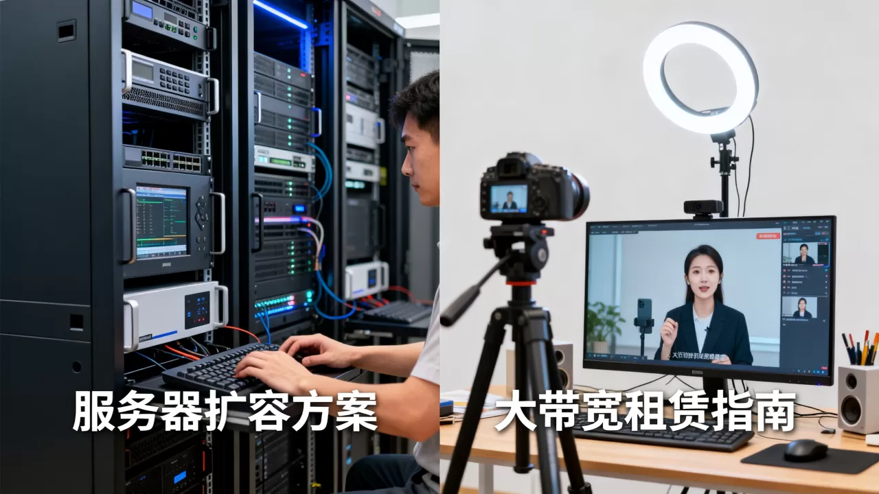 南京直播间在线暴涨如何扩容,大带宽服务器怎么租? 南京直播间在线暴涨如何扩容,大带宽服务器怎么租?